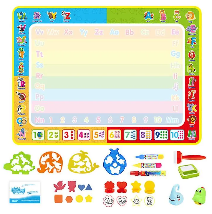 110¡Á80cm Doodle Mat Aqua Water Drawing Painting Mat ,with Magic Pens AZ11466