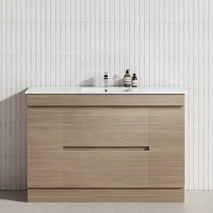 2-Door 2-Mid-Drawer 1200/1500/1800mm Freestanding Bathroom Vanity Kickboard Single/Double Multi-Colour Cabinet Only