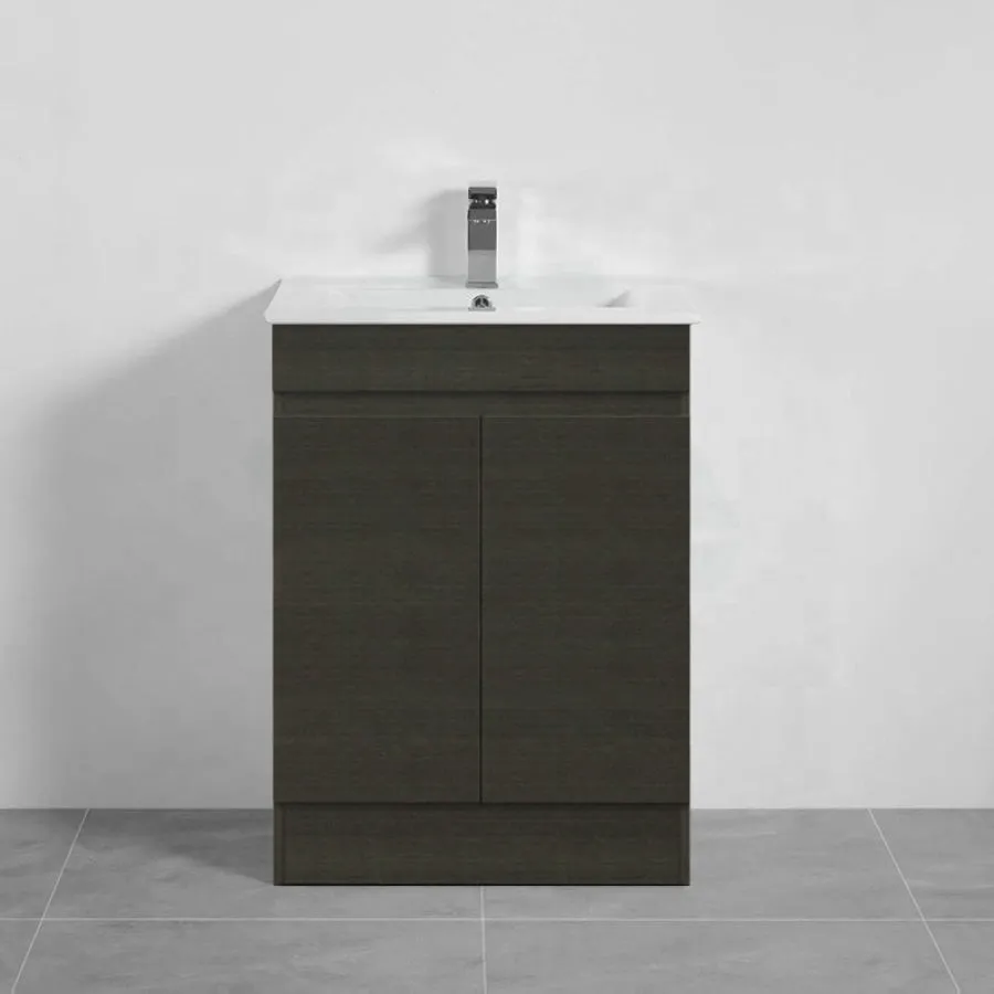 2-Door 600/750/900mm Freestanding Bathroom Vanity with Kickboard 600/750/900mm Multi-Colour Cabinet Only