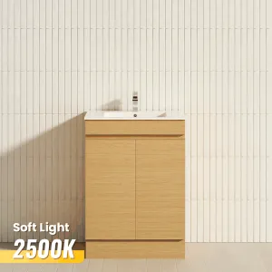 2-Door 600/750/900mm Freestanding Bathroom Vanity with Kickboard 600/750/900mm Multi-Colour Cabinet Only