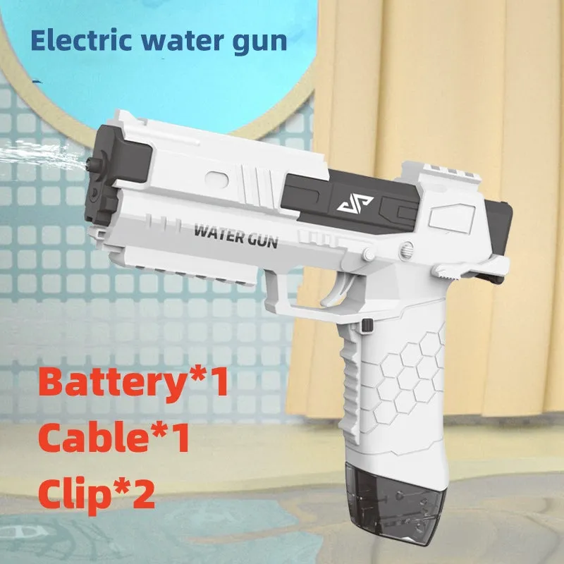 2023 Glock Electric Water Toy Gun Spray Blaster Pistol Airsoft Summer Toys Swimming Poor Game Weapon Pistola For Kids