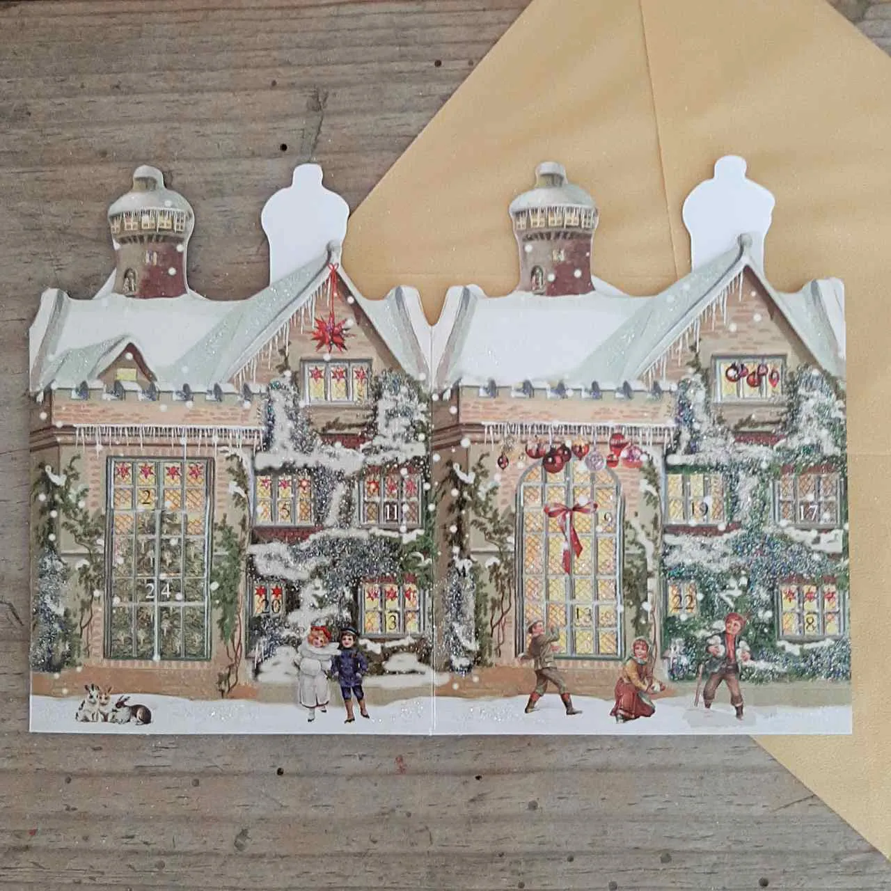 Advent Calendar Lantern - Victorian House