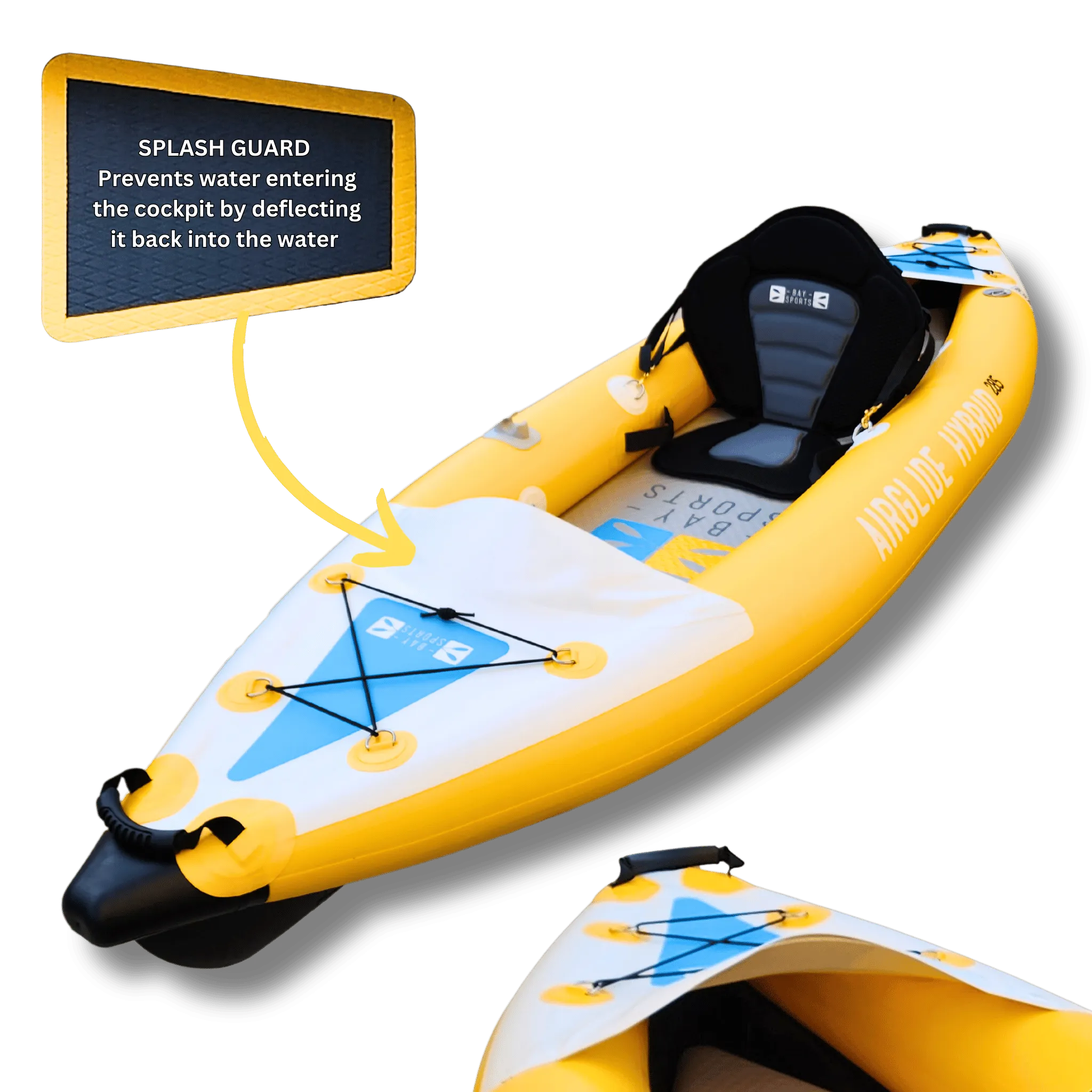 Air Glide Hybrid 285 - 2.85M Single Inflatable Kayak