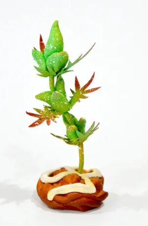 Apple Fritter Mini Nugs Sculpture by Nugg Life NY- Ian Ziobrowski