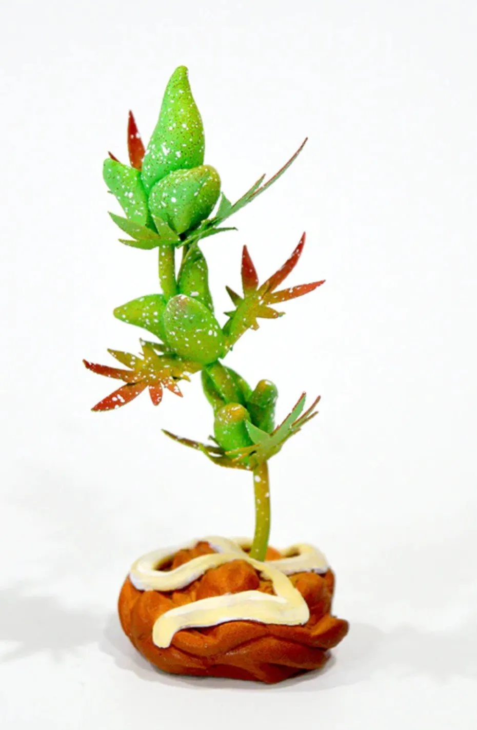 Apple Fritter Mini Nugs Sculpture by Nugg Life NY- Ian Ziobrowski