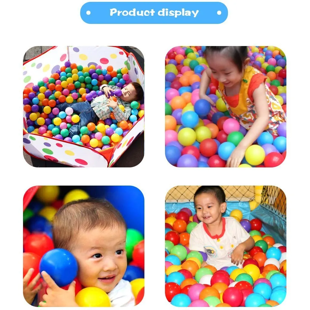 Baby Indoor Ball Pit - 100 Pcs