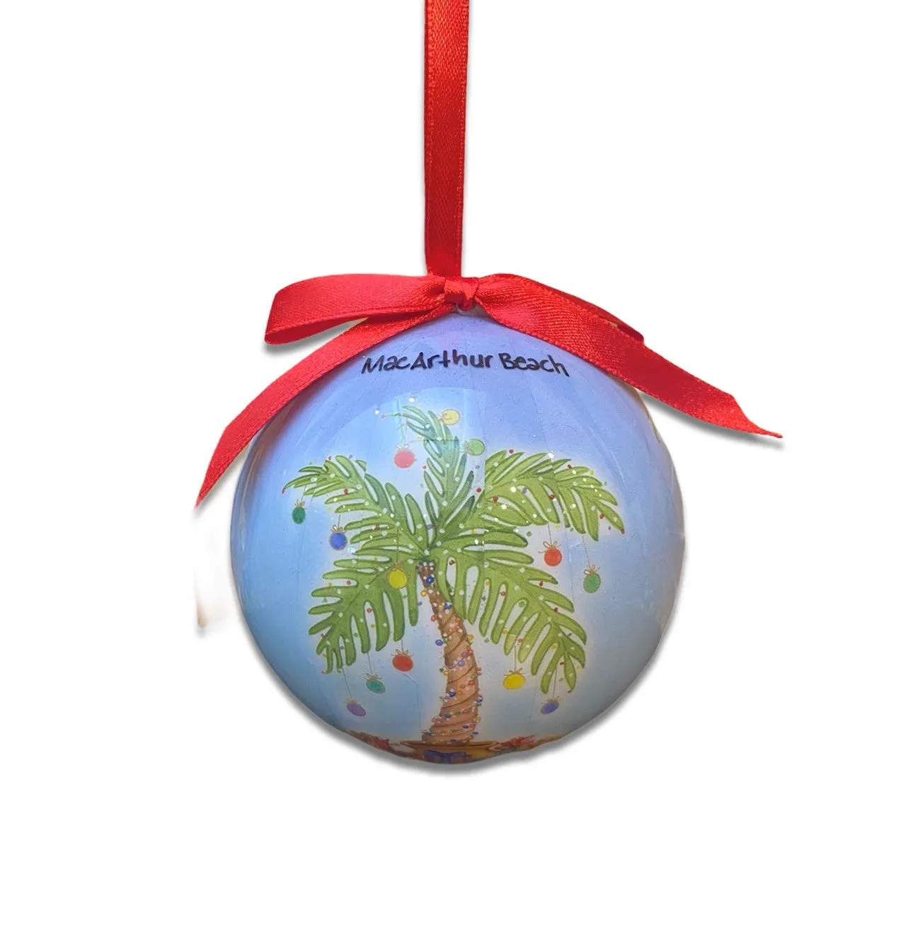 Ball Ornament - Palm Tree