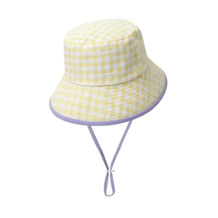 Barrel Kids Reversible Aqua Bucket Hat-LAVENDER