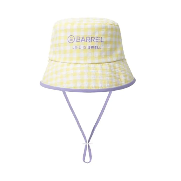 Barrel Kids Reversible Aqua Bucket Hat-LAVENDER