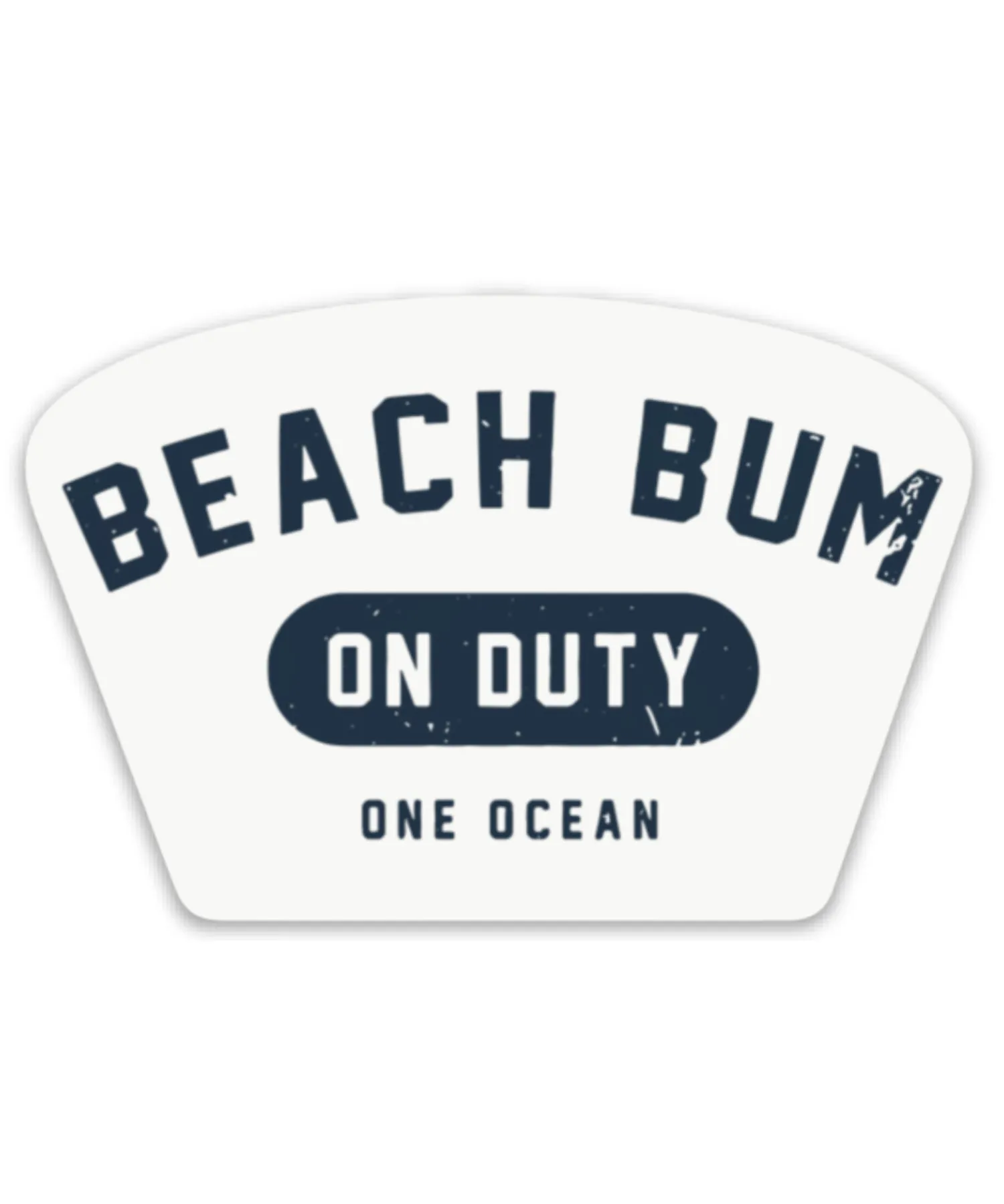 Beach Bum Sticker