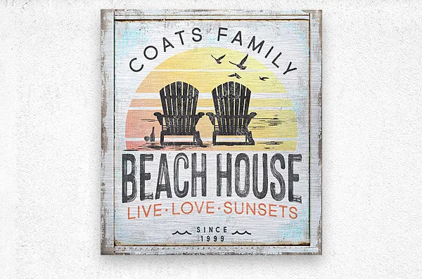 Beach House Sign Live, Love, Sunsets coastal decor