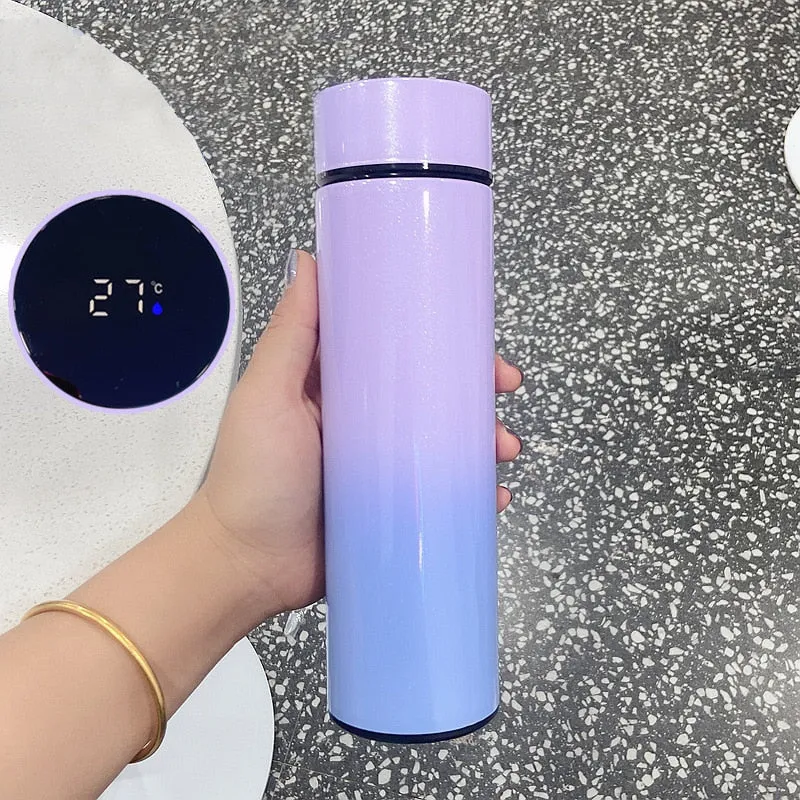 Beach-Perfect Smart Water Flask – Stainless Steel Thermos