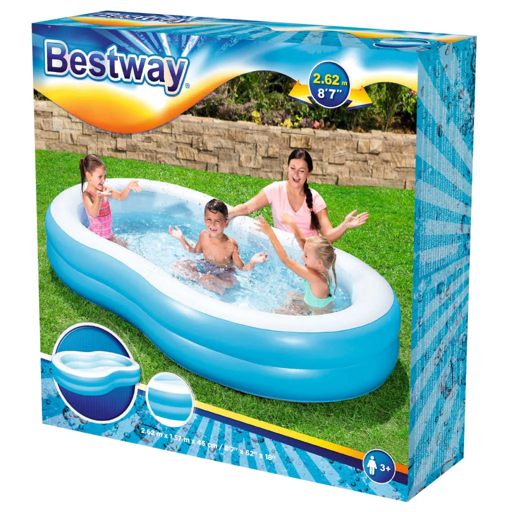 Bestway Big Lagoon Family Pool 262x157x46 cm