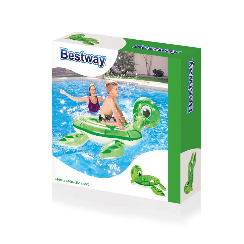 Bestway Inflatable Turtle 140X140Cm - Green