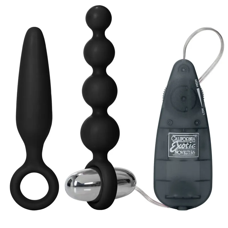 Booty Call Vibro Anal Kit 3 Pieces