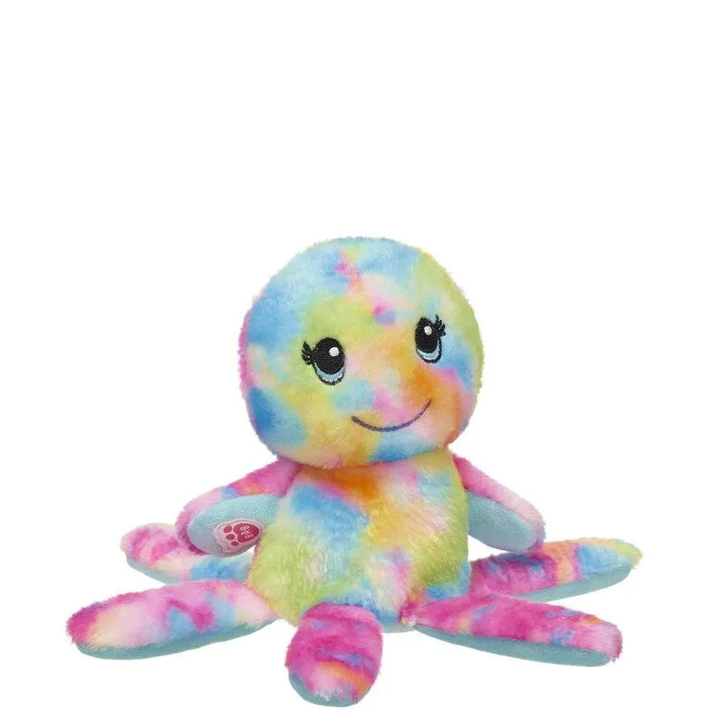 Build-A-Bear Mini Beans Rainbow Octopus Soft Toy