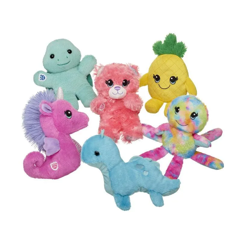 Build-A-Bear Mini Beans Rainbow Octopus Soft Toy