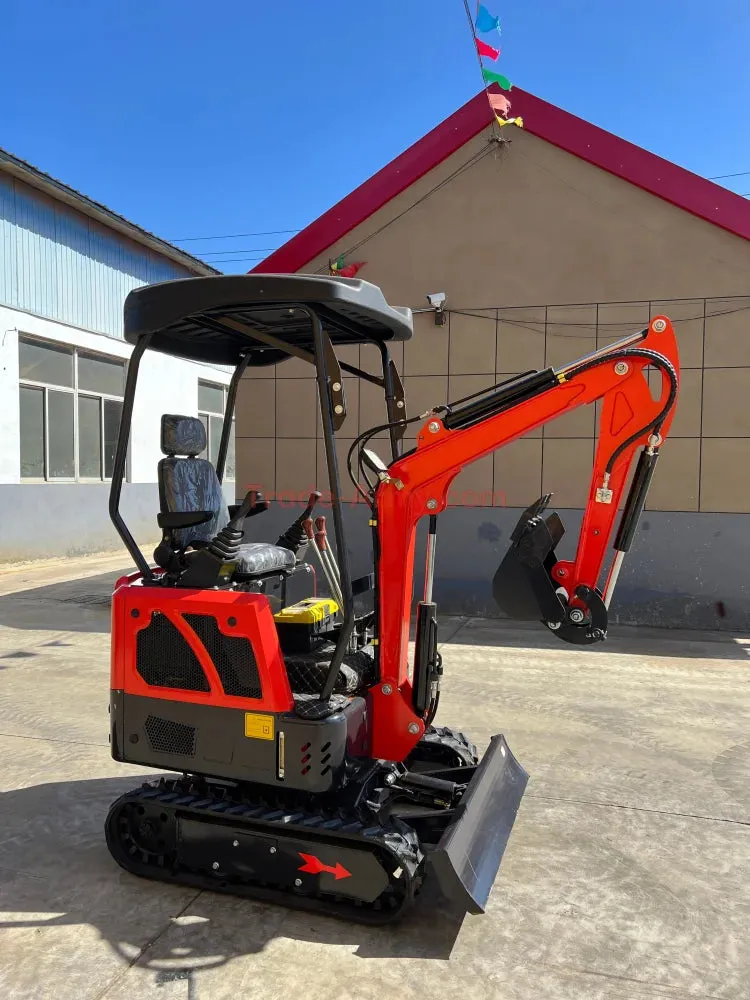 Burly 1.7-Ton Mini Excavator with Kubota D722 Engine