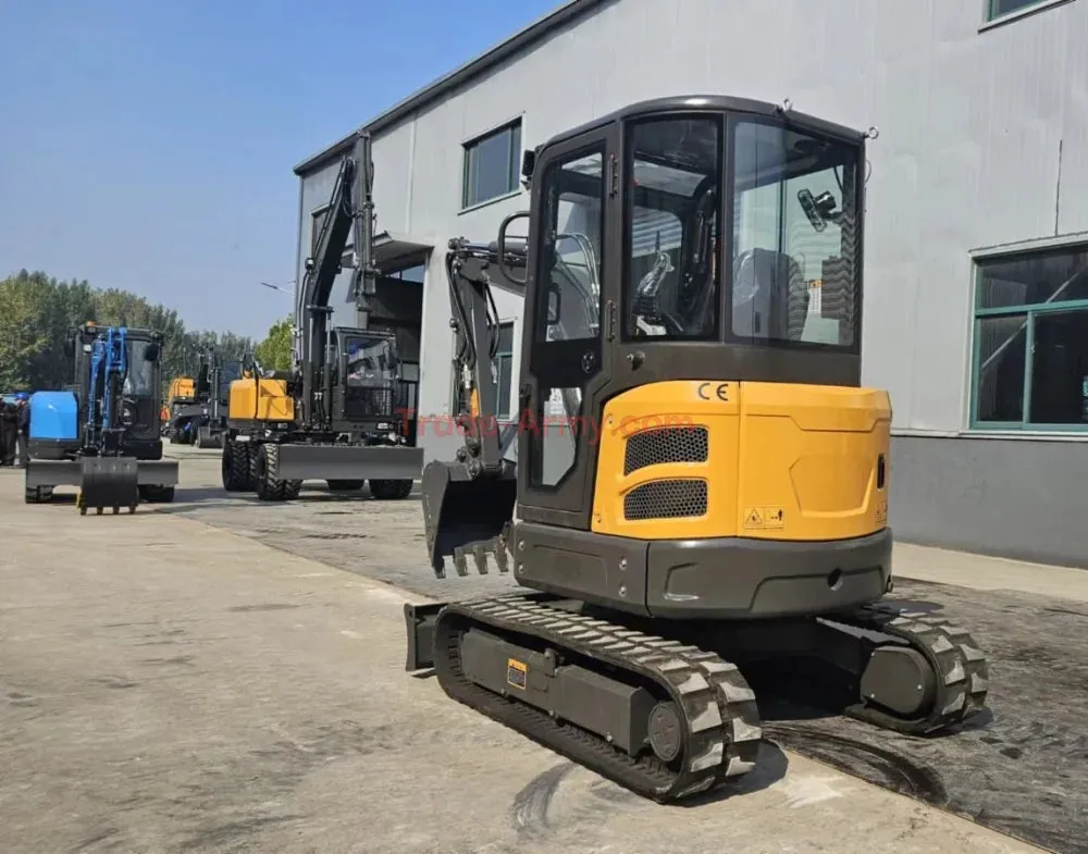 Burly 3.0 Ton Excavator with Kubota D1105 Engine