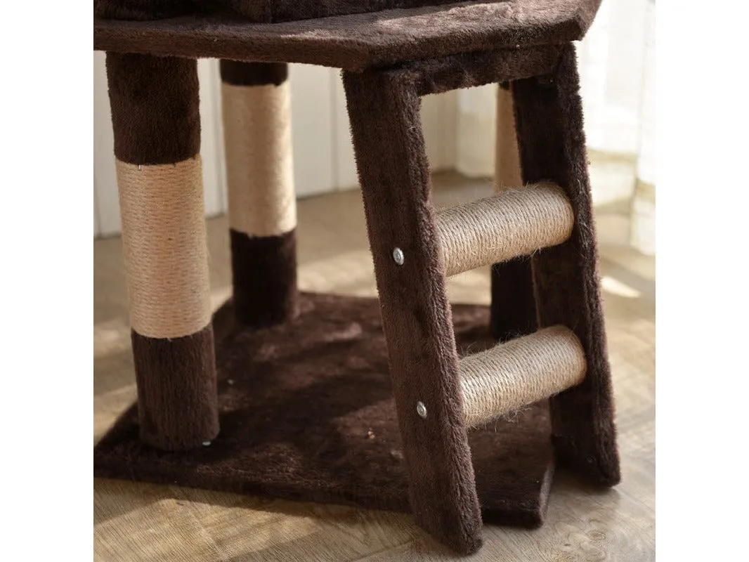 Cat Tree & Scratching Beige Brown 40*40*120