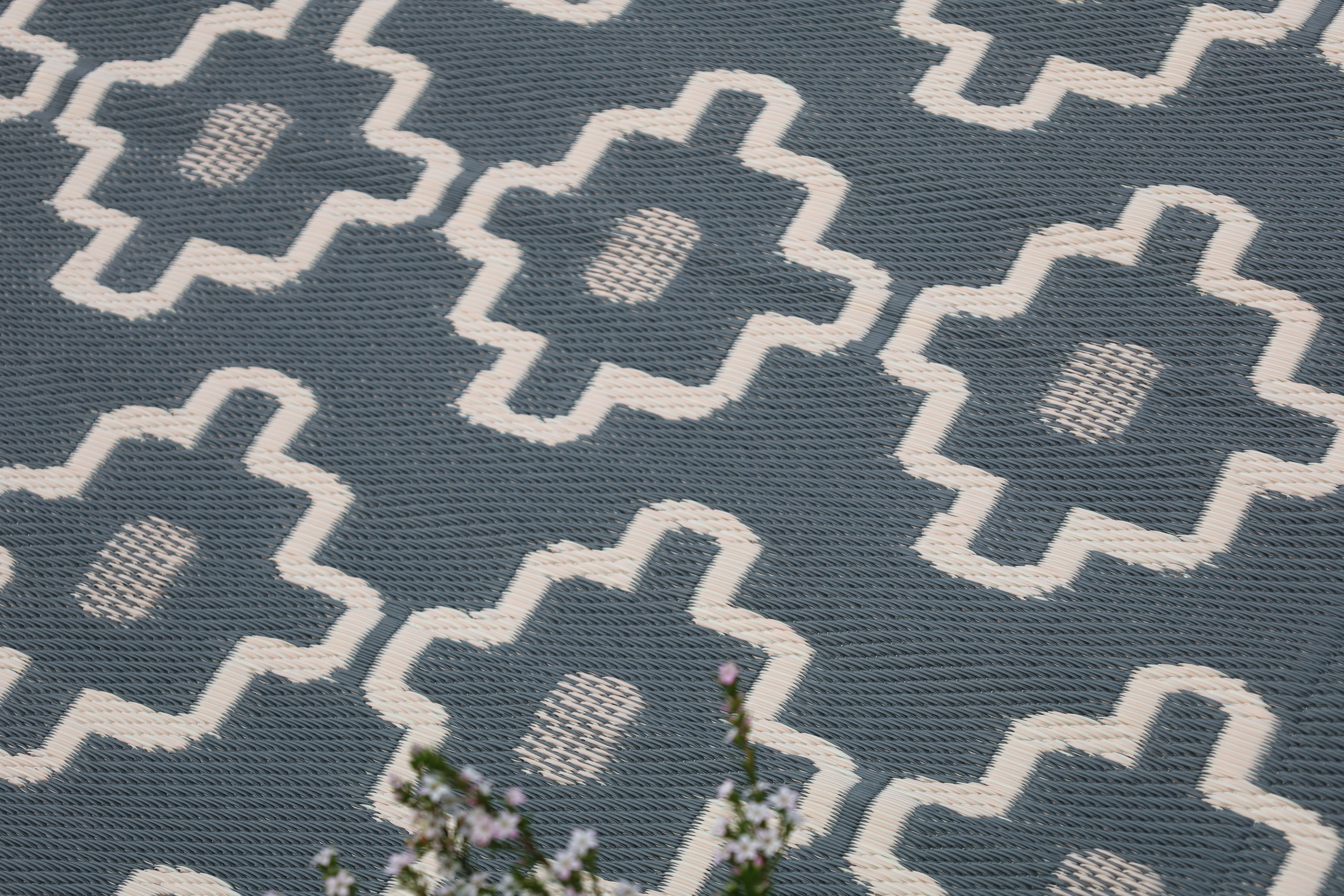 Copenhagen Modern Recycled Plastic Reversible Outdoor Rug