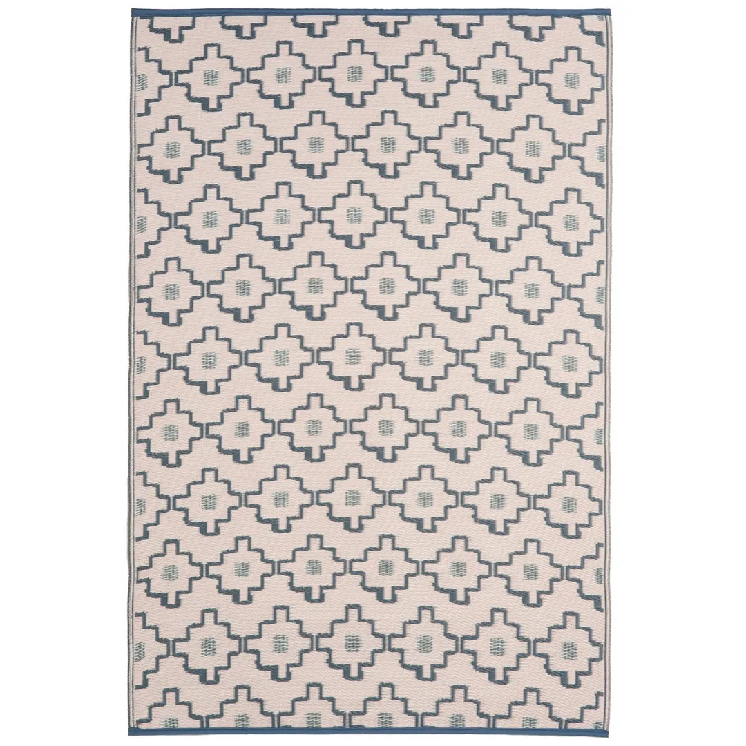 Copenhagen Modern Recycled Plastic Reversible Outdoor Rug