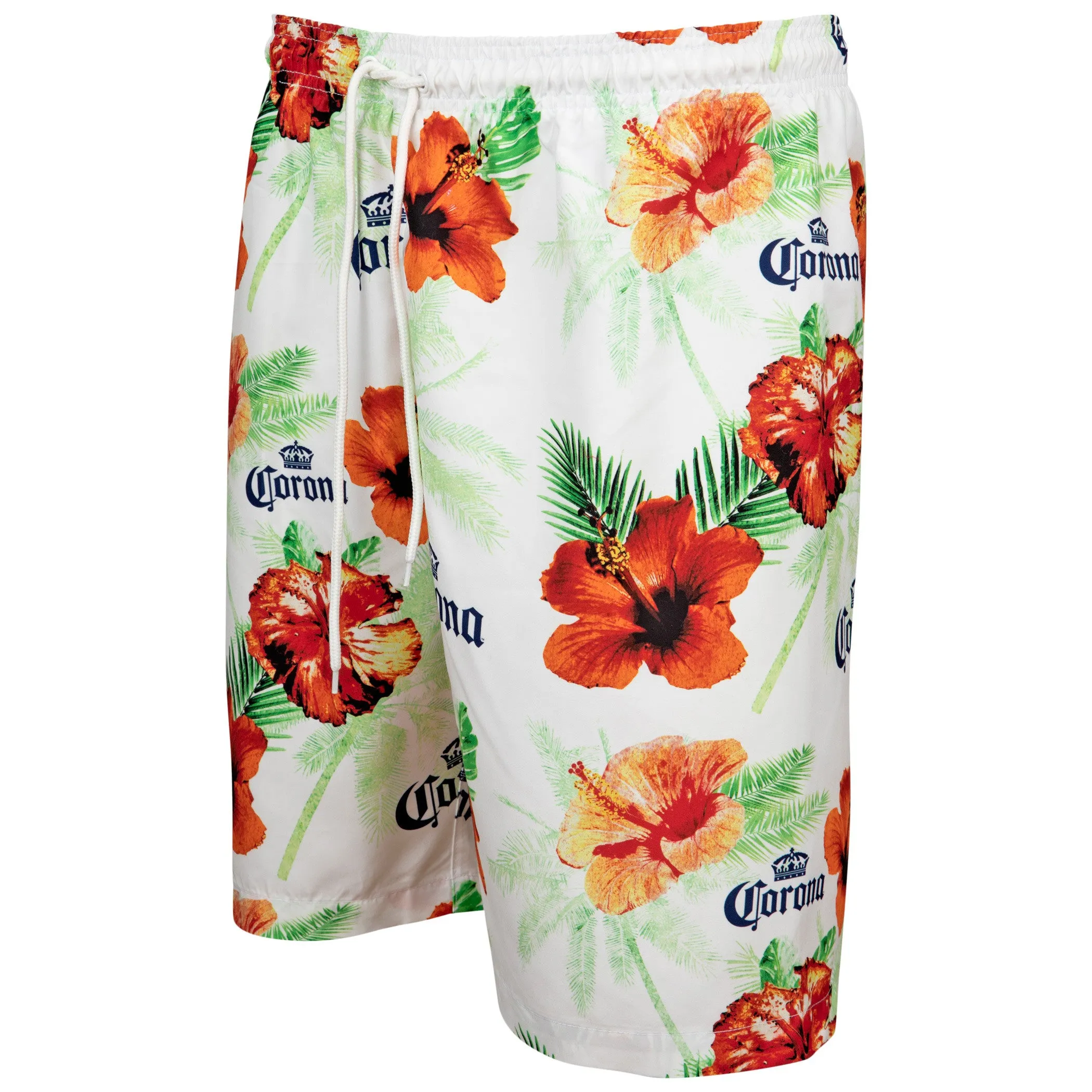 Corona Extra Floral Beach Board Shorts