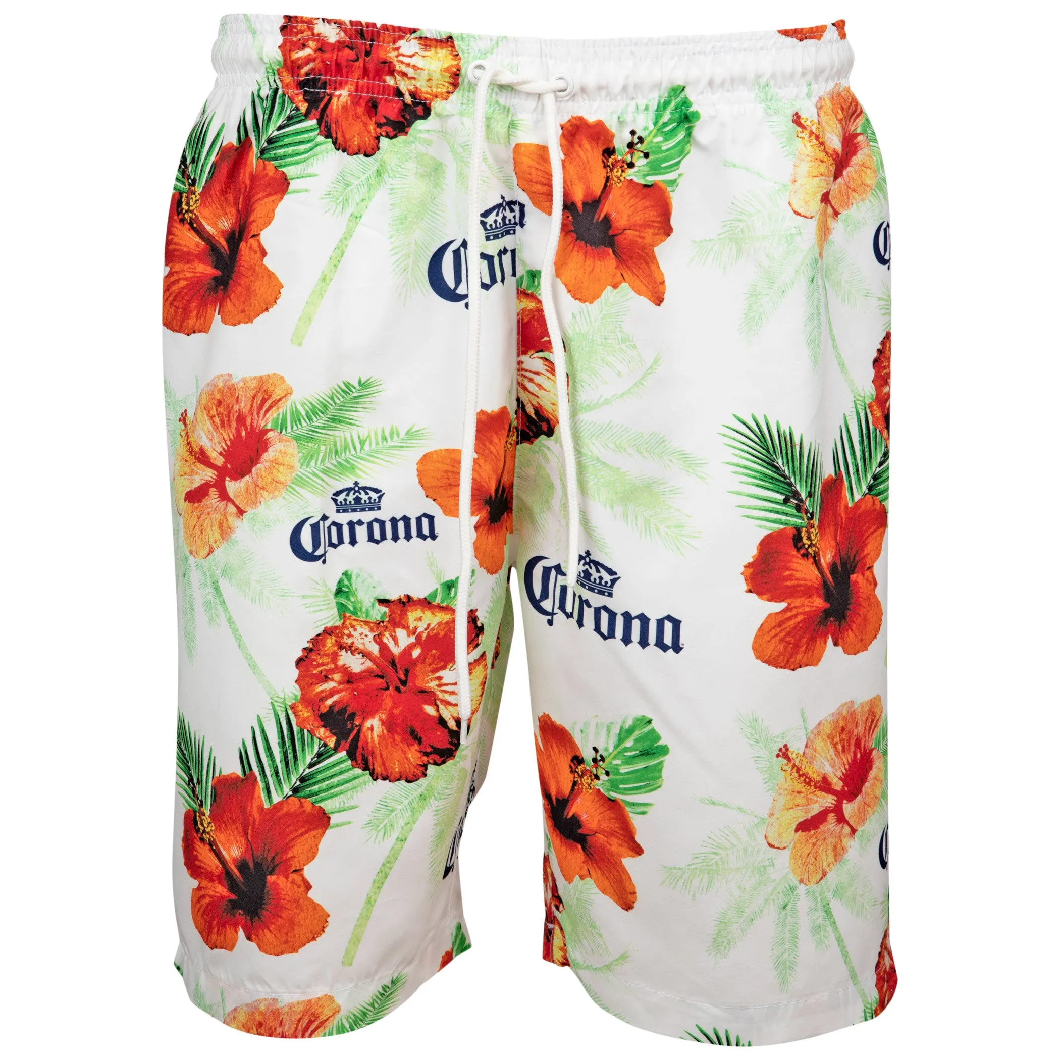 Corona Extra Floral Beach Board Shorts