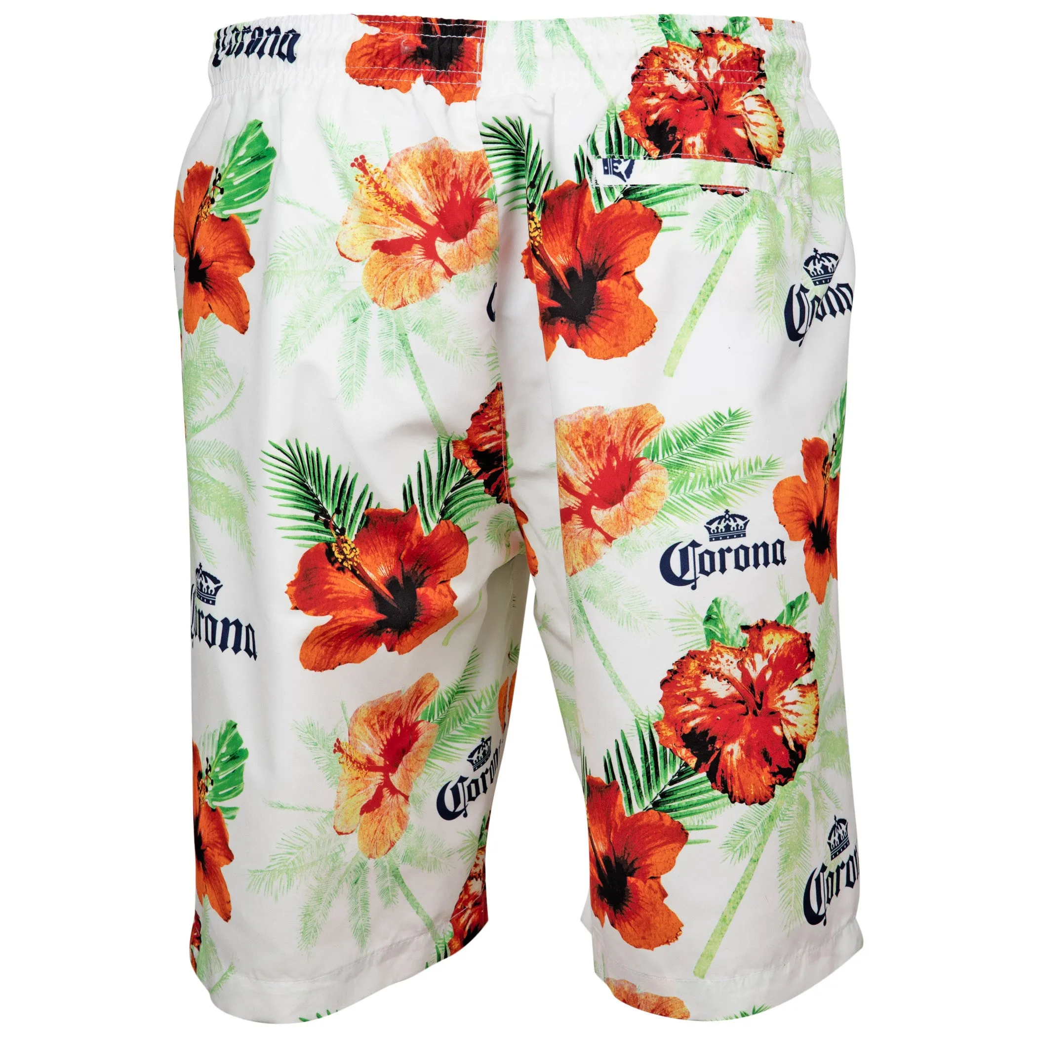 Corona Extra Floral Beach Board Shorts