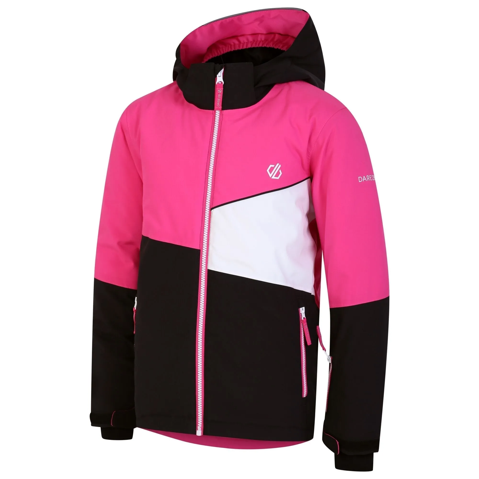 Dare2B Kids' Steazy Ski Jacket | Pure Pink Black