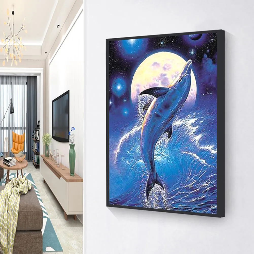 Dolphin Full Drill Diamond Painting Accessories - 30x40CM