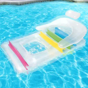 Durable Inflatable Pool Float Lounge with Armrests, Bestway