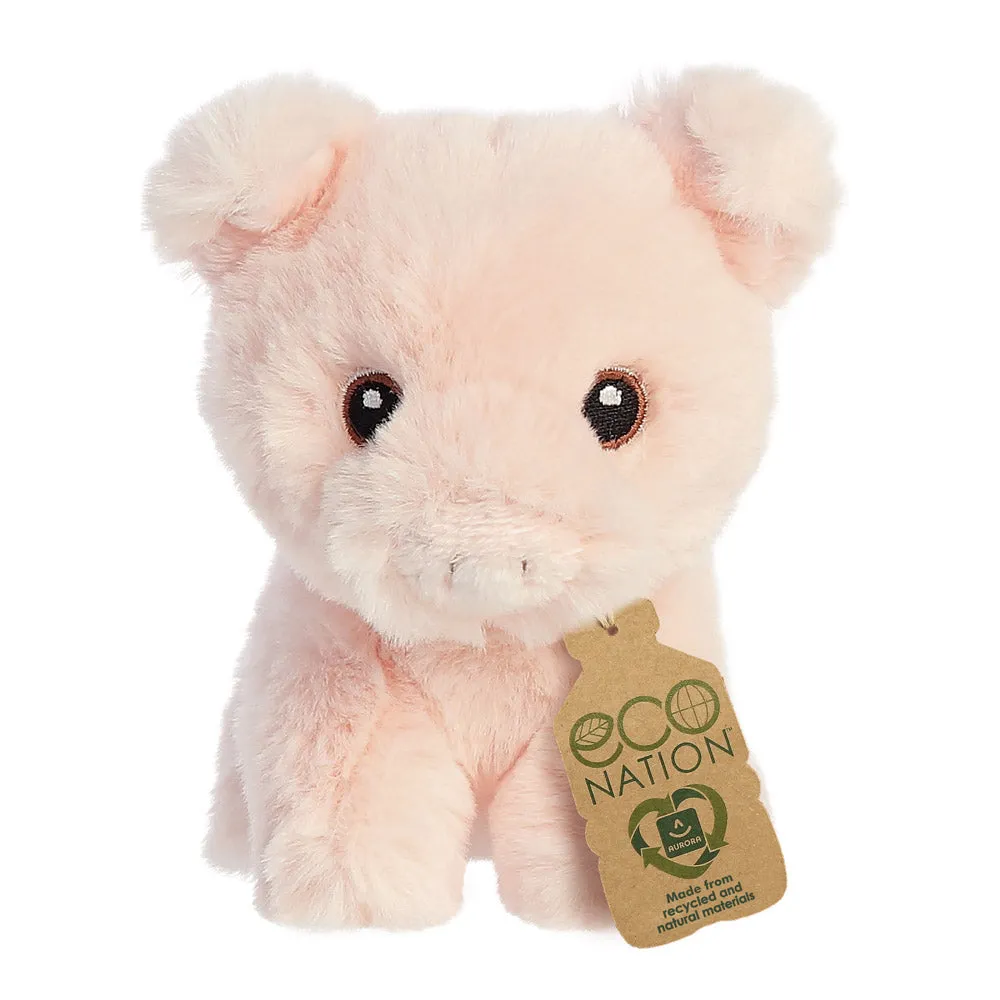 Eco Nation Mini Pig Soft Toy