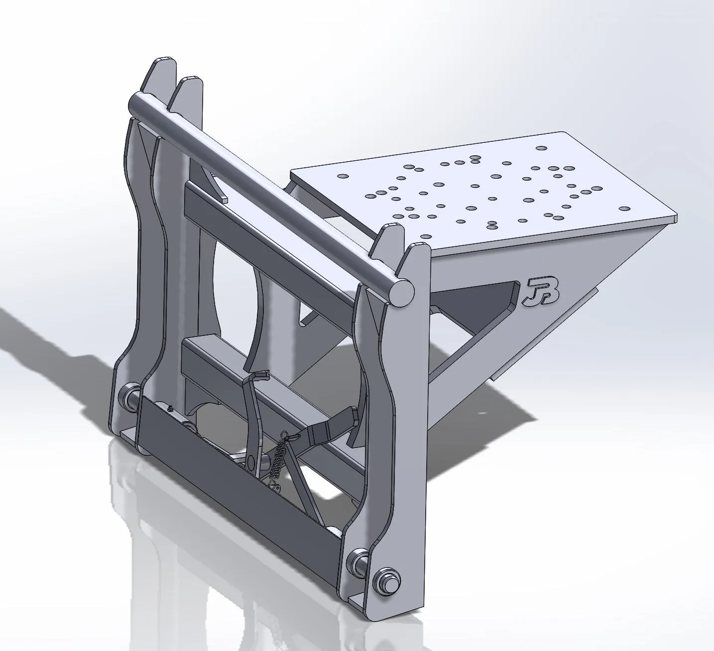 Excavator to JCB Q-Fit Adapter