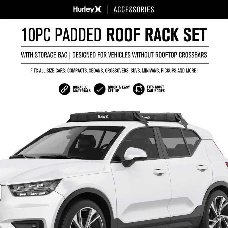 Hurley Padded Car Roof Rack