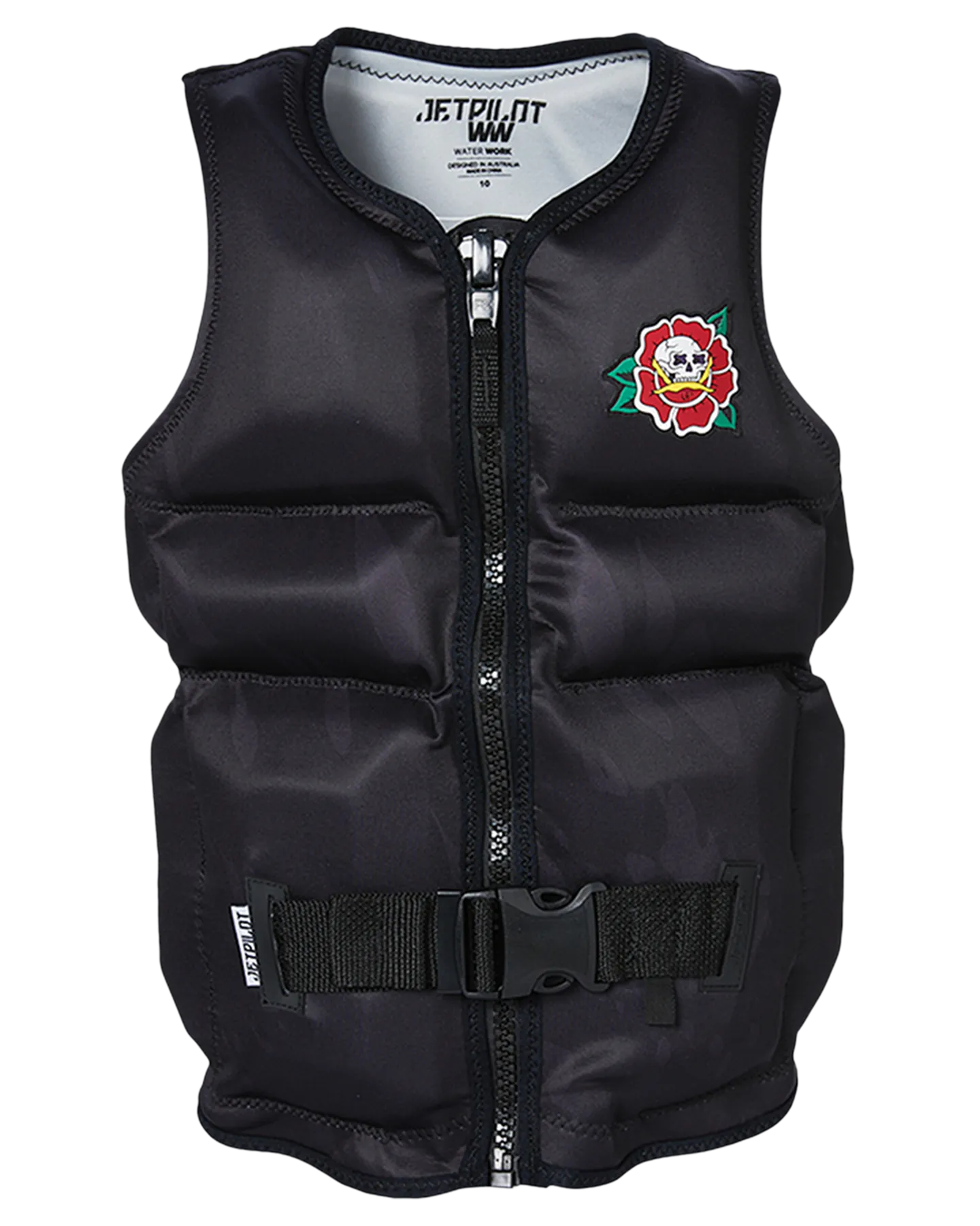 Jetpilot X1 Boys Youth Neo Vest Sub - Black - 2023