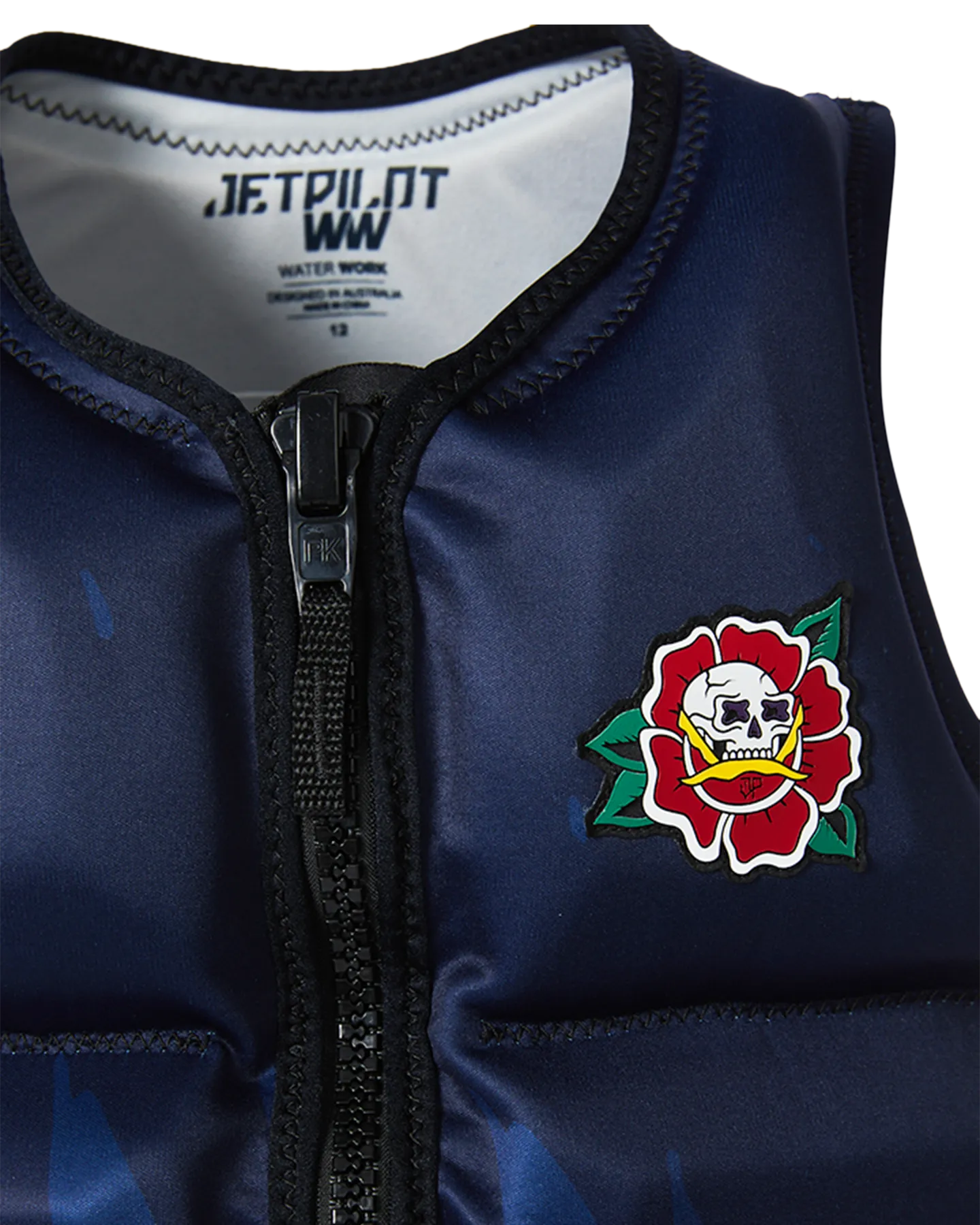 Jetpilot X1 Boys Youth Neo Vest Sub - Navy - 2023