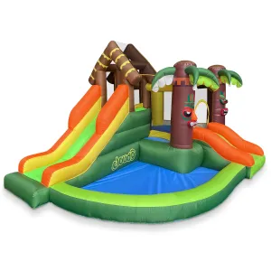 Jungle Bounce House for Kids with Blower - Two Slides, Large Jump Area