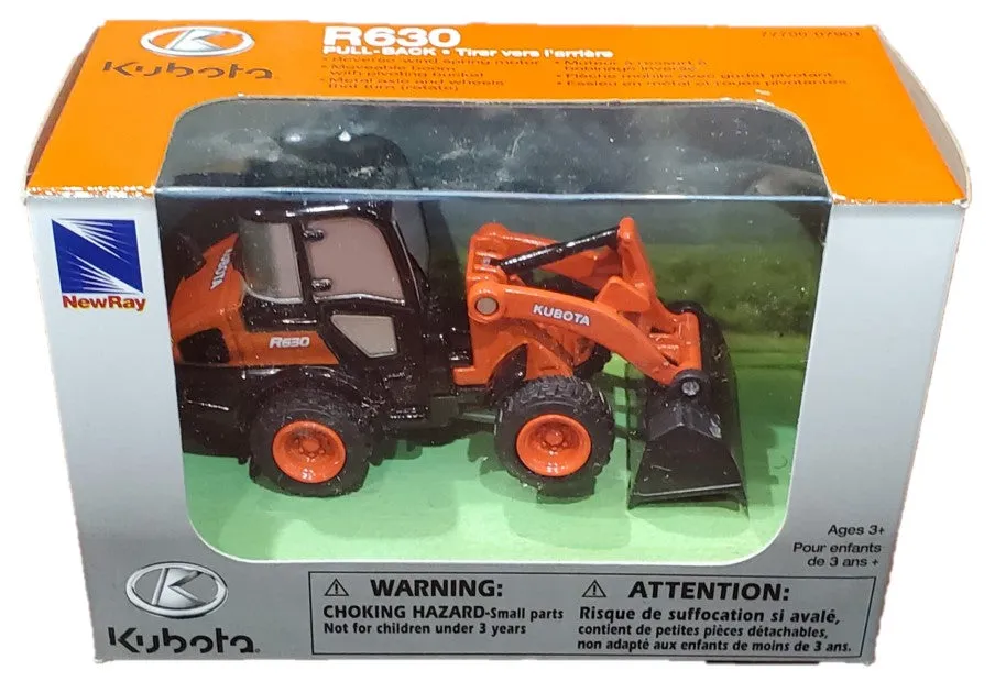 Kubota Mini R630 Wheel Loader Toy with Pull Back Action