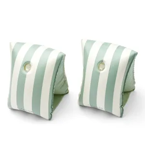 Liewood Shirley Swimming Rings 0-15 kg | Stripe Dusty Mint /Creme de la Creme