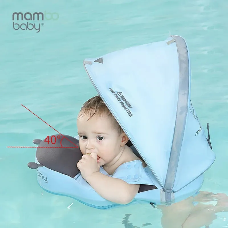 Mambobaby Baby Non-Inflatable Floating Swimming Rings Baby Shoulder Float Swim Trainer Floats for Pool Toys Accessories UPF 50 