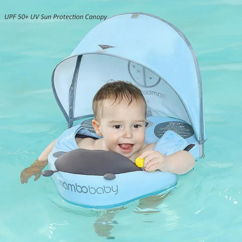 Mambobaby Baby Non-Inflatable Floating Swimming Rings Baby Shoulder Float Swim Trainer Floats for Pool Toys Accessories UPF 50 