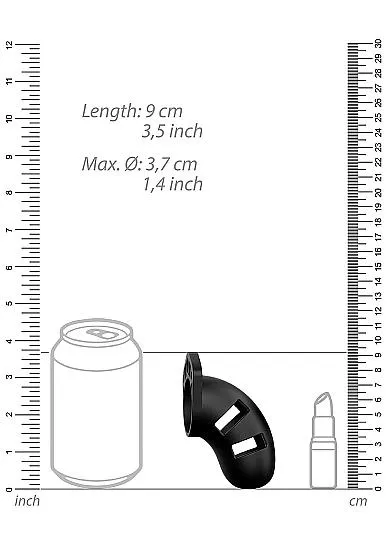 Mancage Model 20 - 3.5 Inches Chastity Silicone Cock Cage