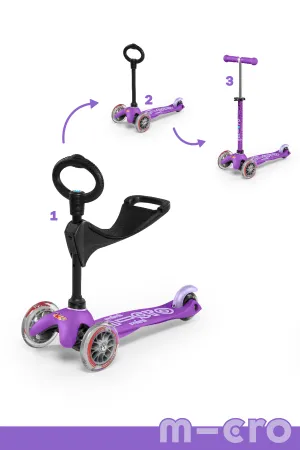 Micro Scooter Mini 3 in 1 Deluxe | Purple