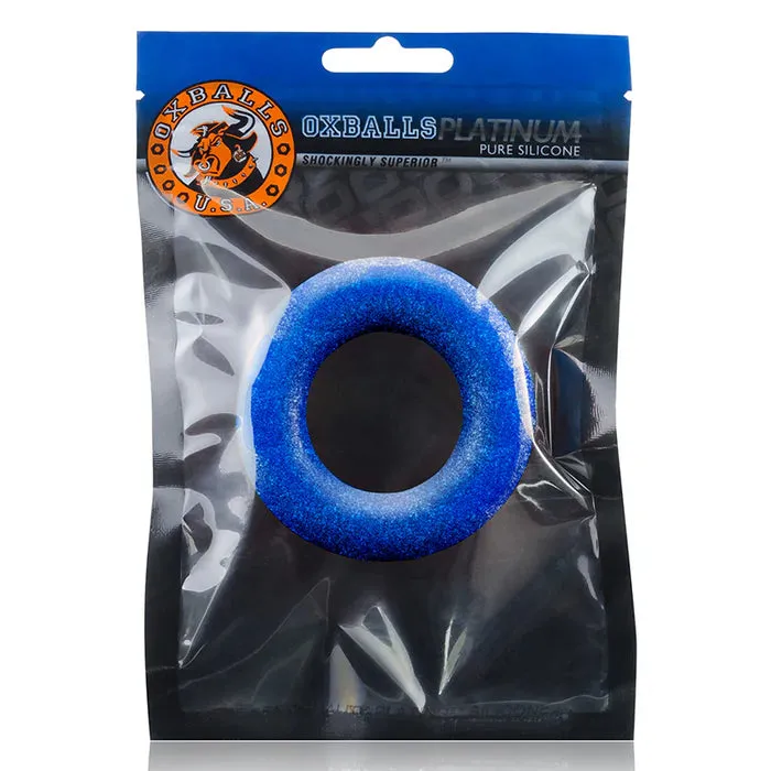 Blue Silicone Cock T Cock Ring by Oxballs