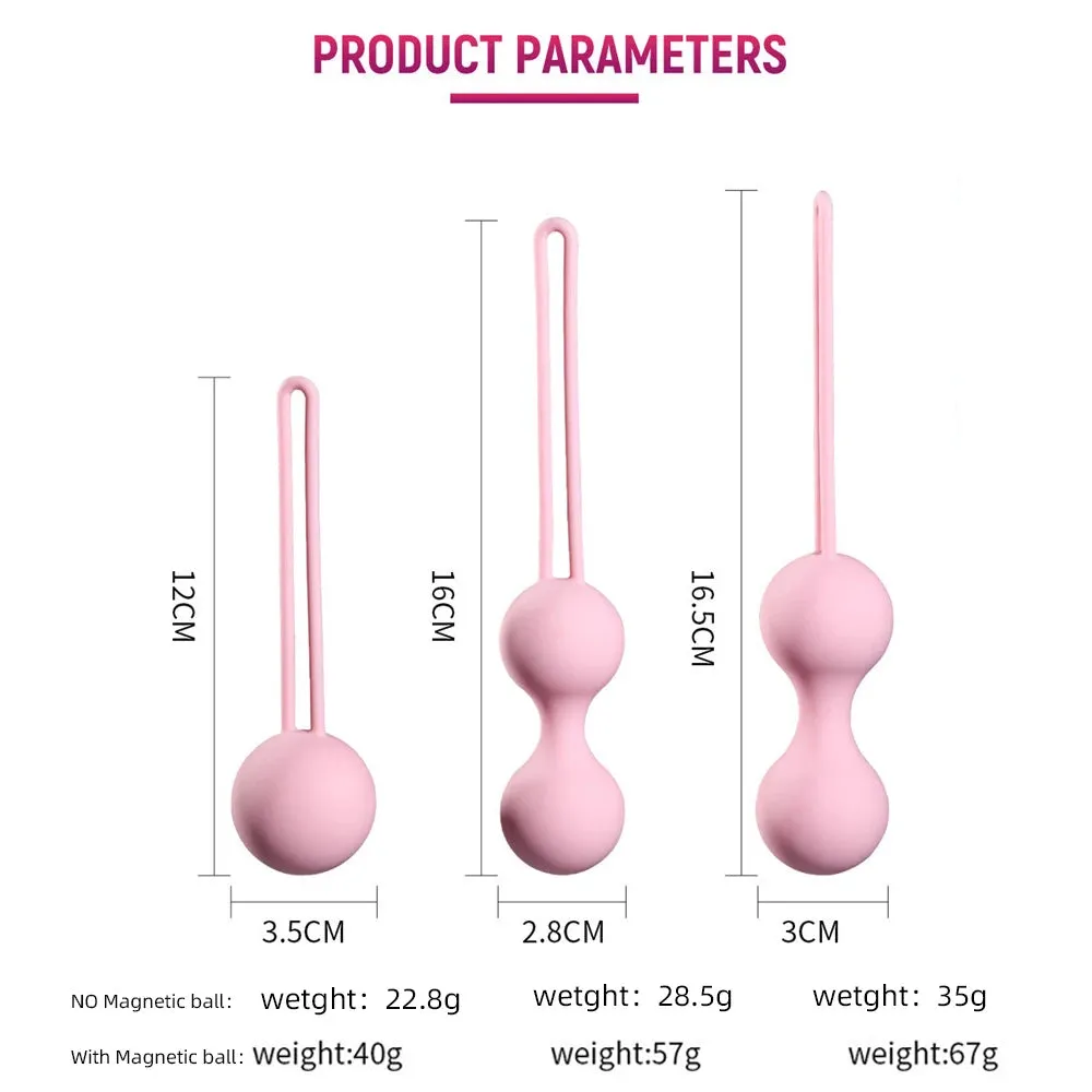 Pelvic Power Kegel Ball: Soft Silicone Kegel Eggs for Enhanced Pelvic Floor Strength