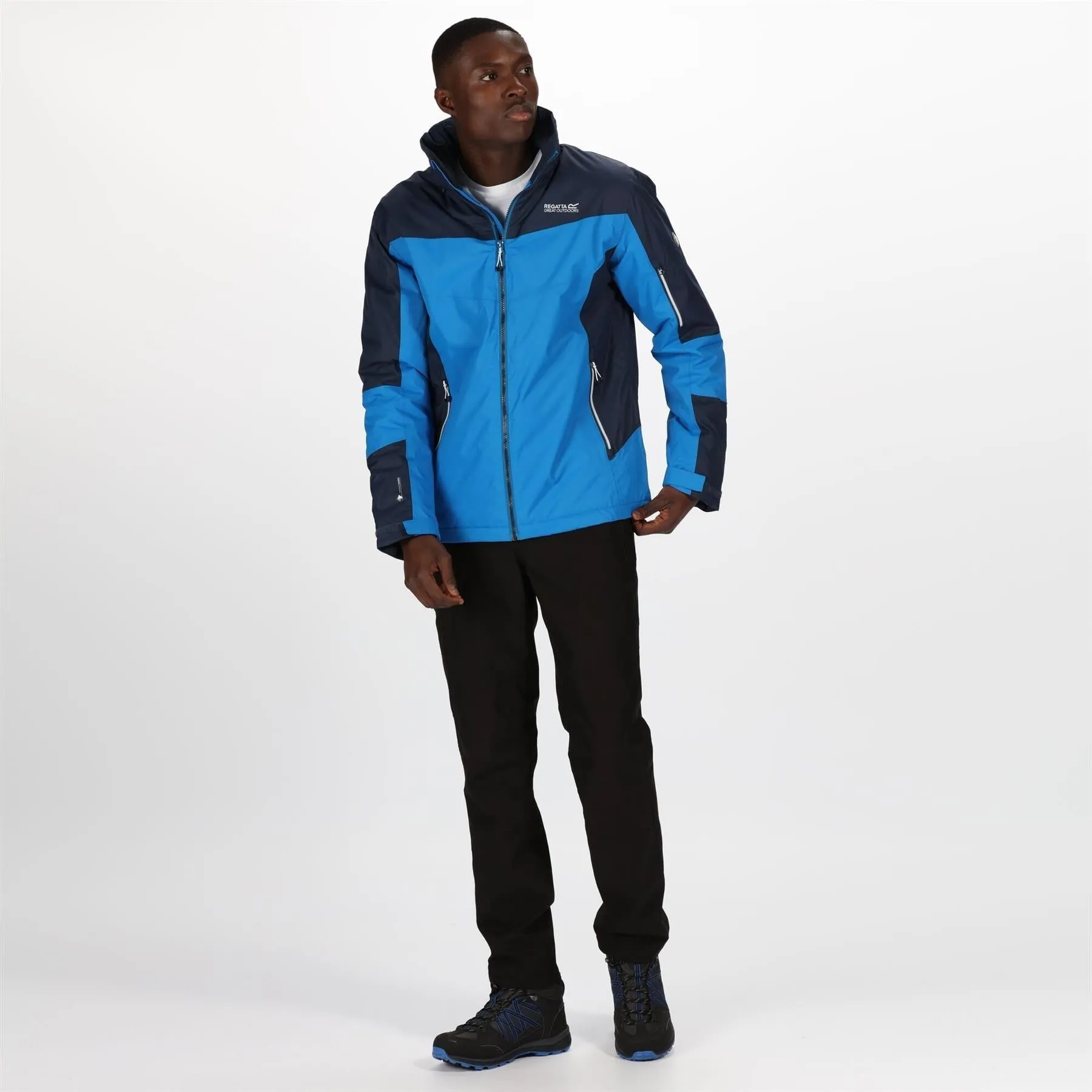 Regatta Mens Fincham Waterproof Insulated Hidden Hood Jacket