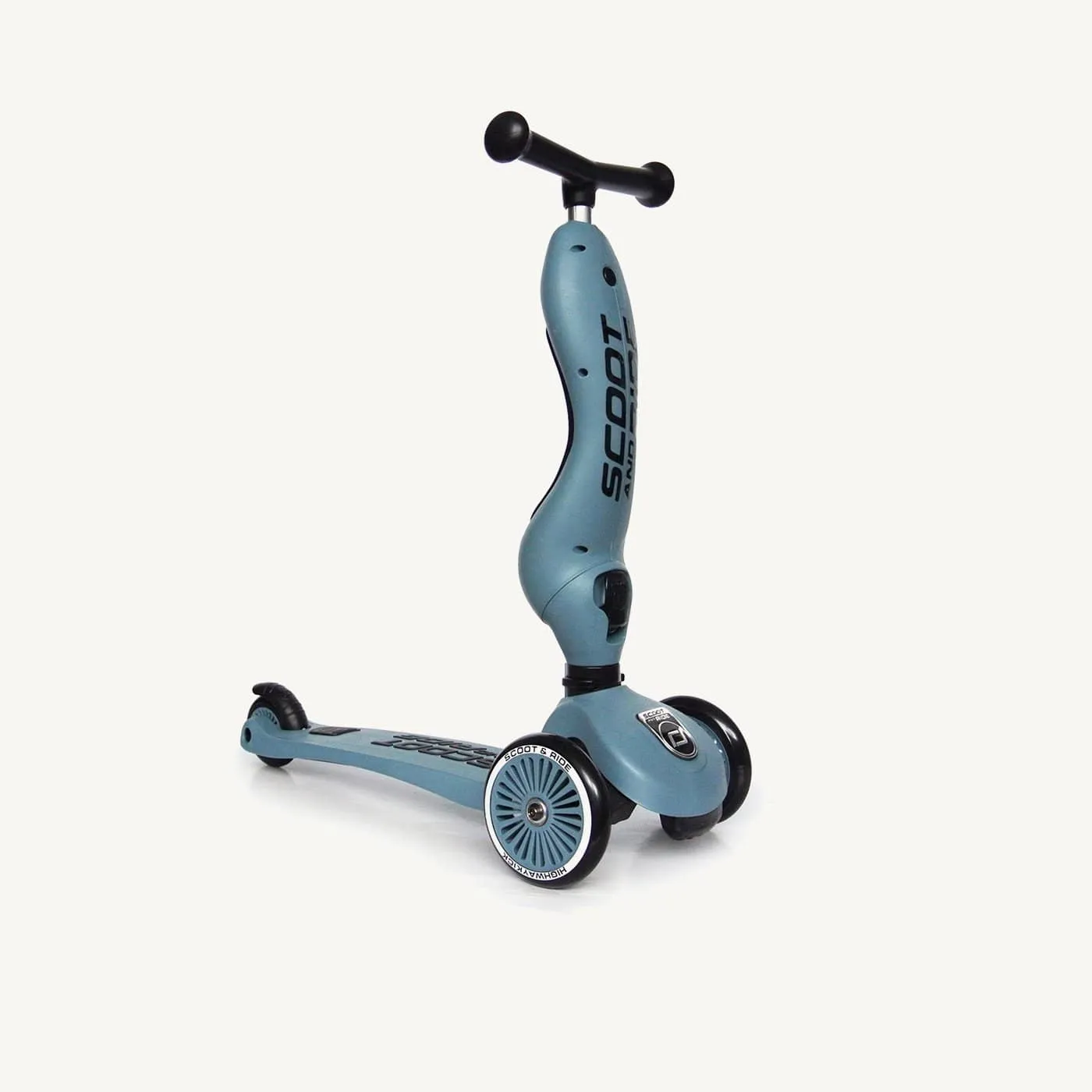 Scoot and Ride 2 in 1 Balance Bike / Scooter - Highwaykick 1 in Steel