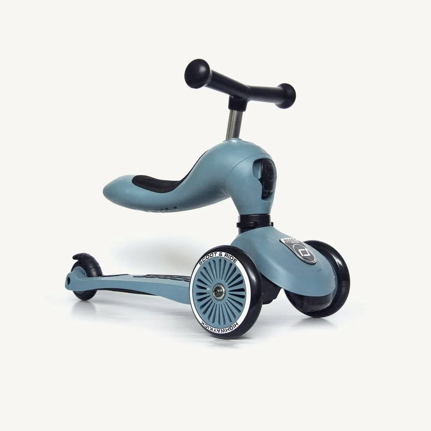 Scoot and Ride 2 in 1 Balance Bike / Scooter - Highwaykick 1 in Steel