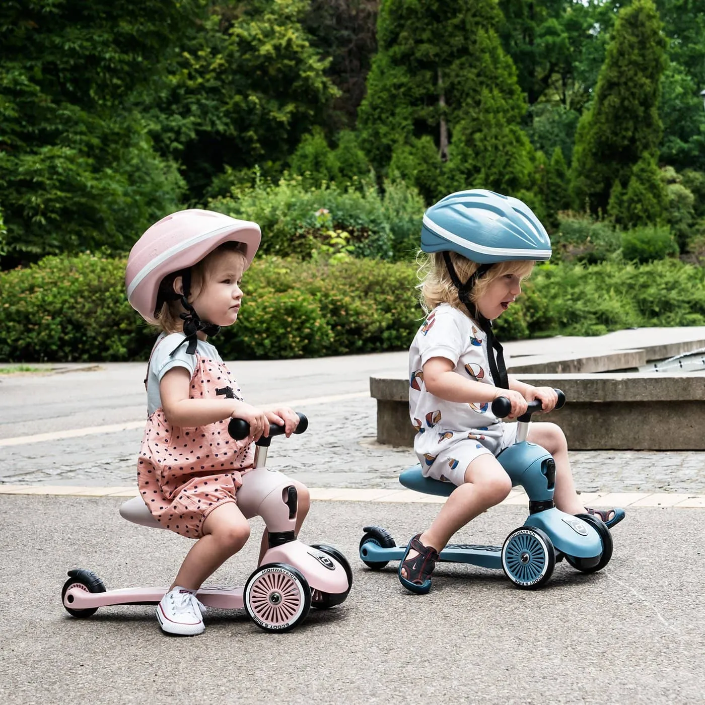 Scoot and Ride 2 in 1 Balance Bike / Scooter - Highwaykick 1 in Steel